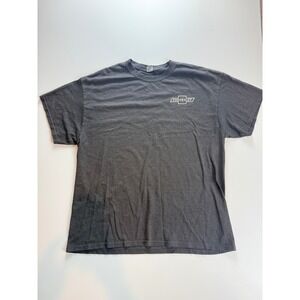 Gildan Chevrolet Chevy Trucks Bull Skull Graphic T-Shirt Mens XL Charcoal Gray